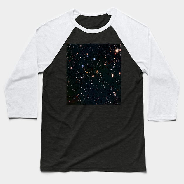 Galaxy Cluster Abel Baseball T-Shirt by headrubble